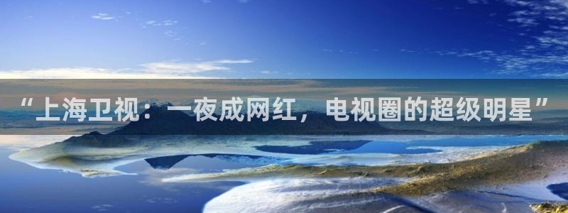 看球吧在线直播：“上海卫视：一夜成网红，电视圈的超级明星”