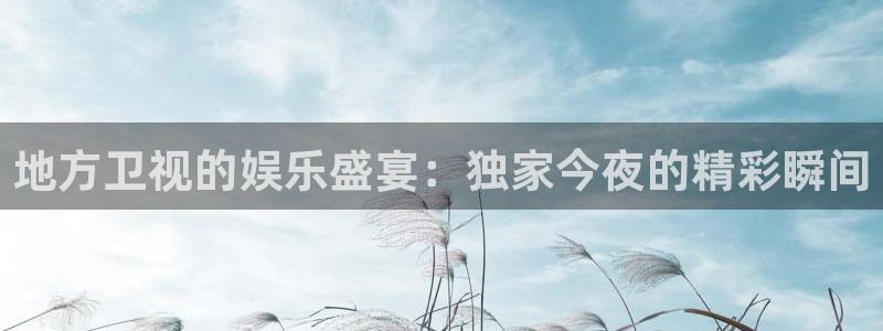 看球吧直播下载：地方卫视的娱乐盛宴：独家今夜的精彩瞬间